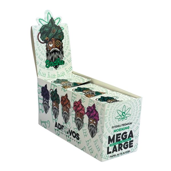 Piteira de Papel Sadhu Mega Large Morning 24 Unidades 35826.jpg